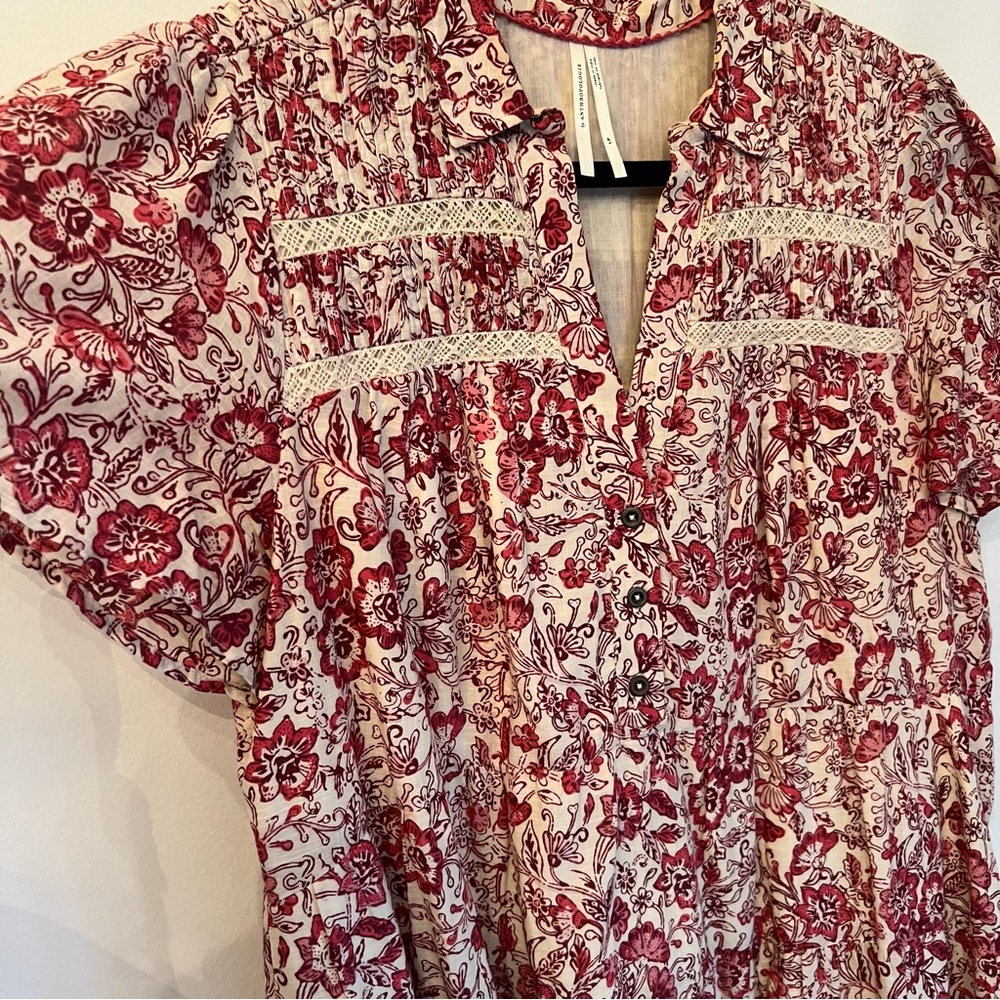 Anthropologie Tiered Georgina Dress by Maeve | Size L - Picture 10 of 15